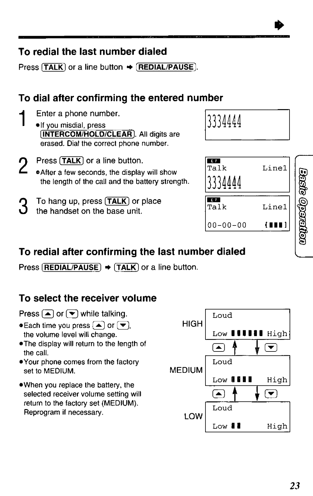 Panasonic KX-TC1881B manual 