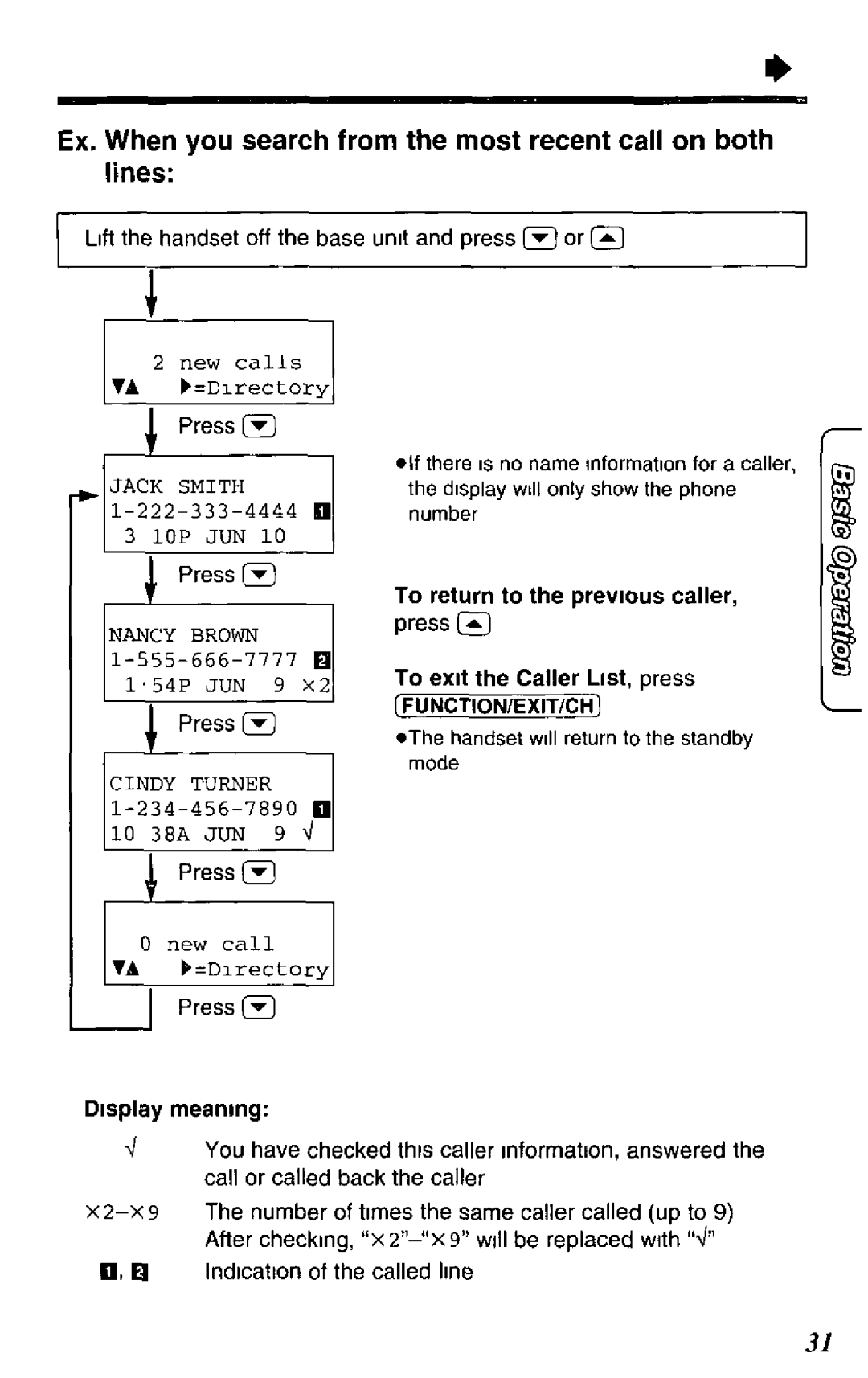 Panasonic KX-TC1881B manual 