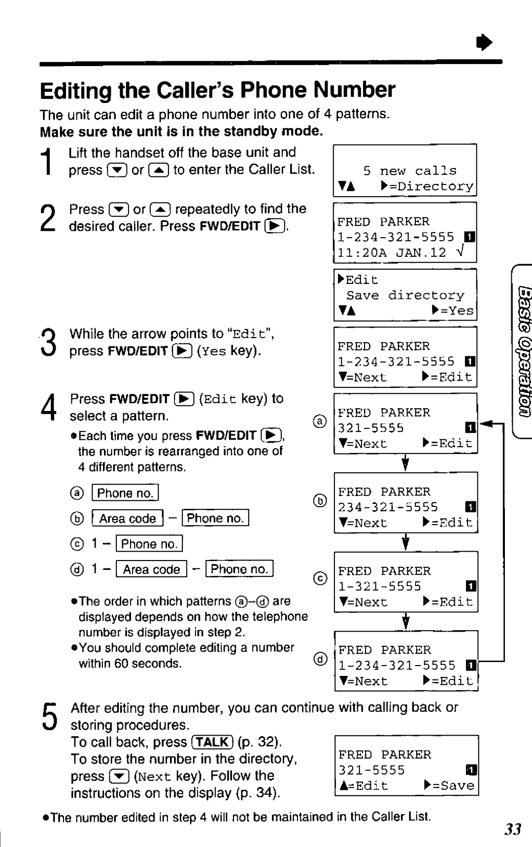 Panasonic KX-TC1881B manual 