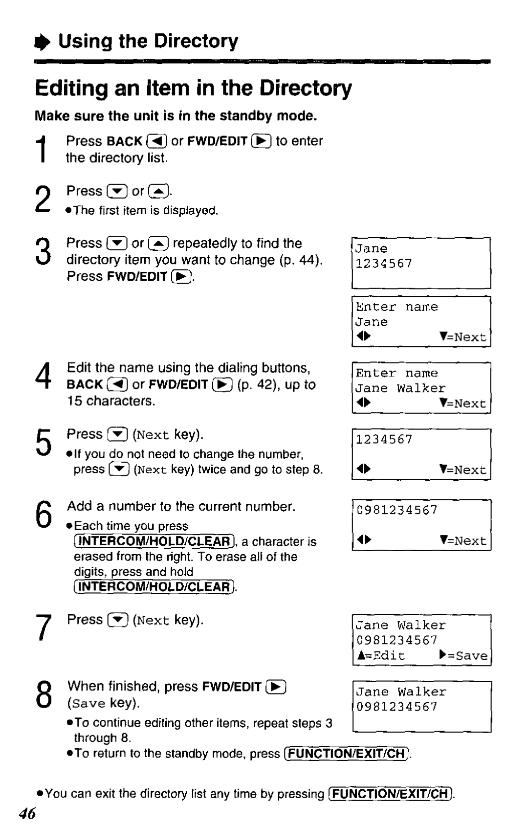 Panasonic KX-TC1881B manual 