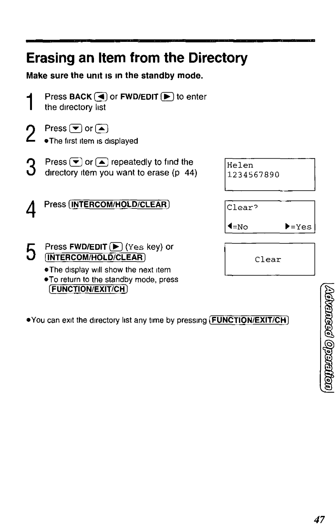 Panasonic KX-TC1881B manual 