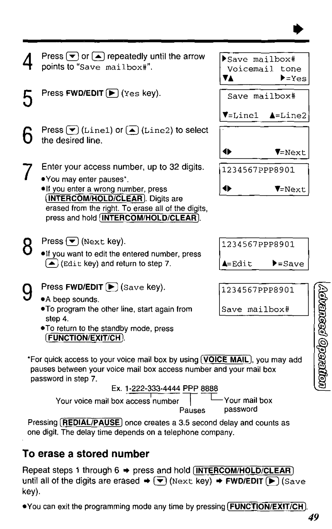 Panasonic KX-TC1881B manual 