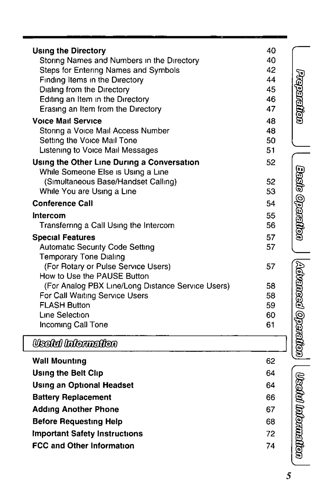 Panasonic KX-TC1881B manual 