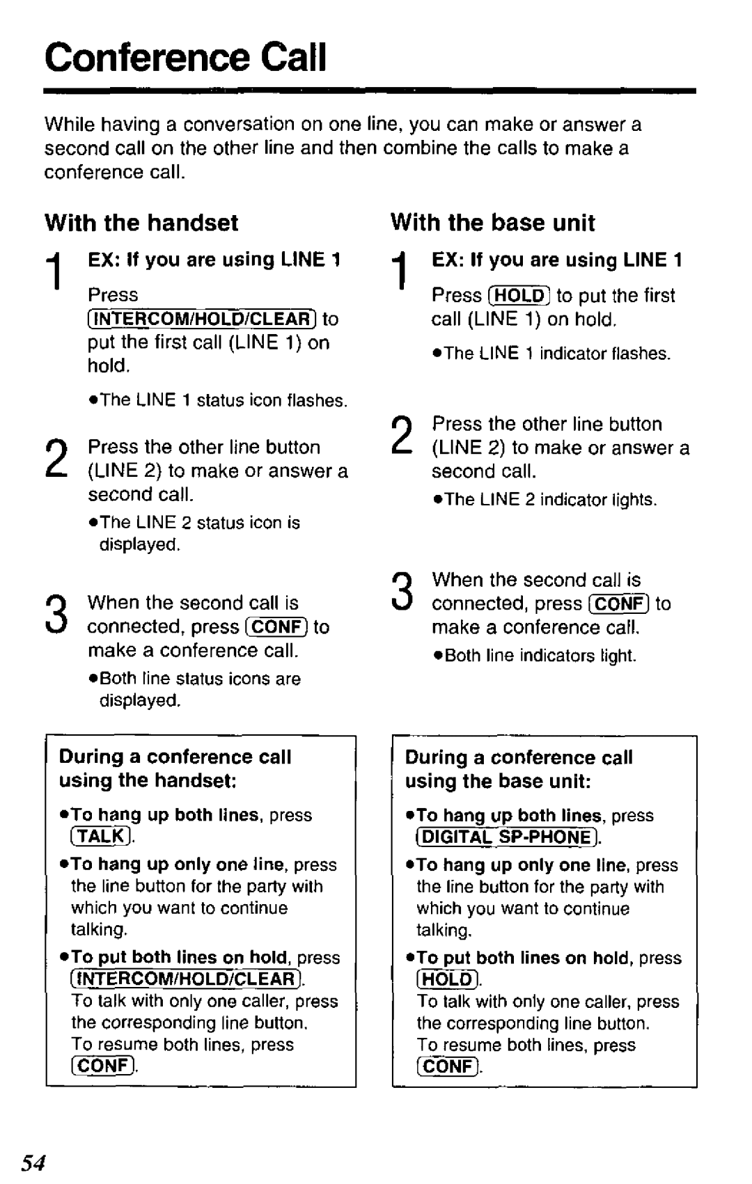 Panasonic KX-TC1881B manual 