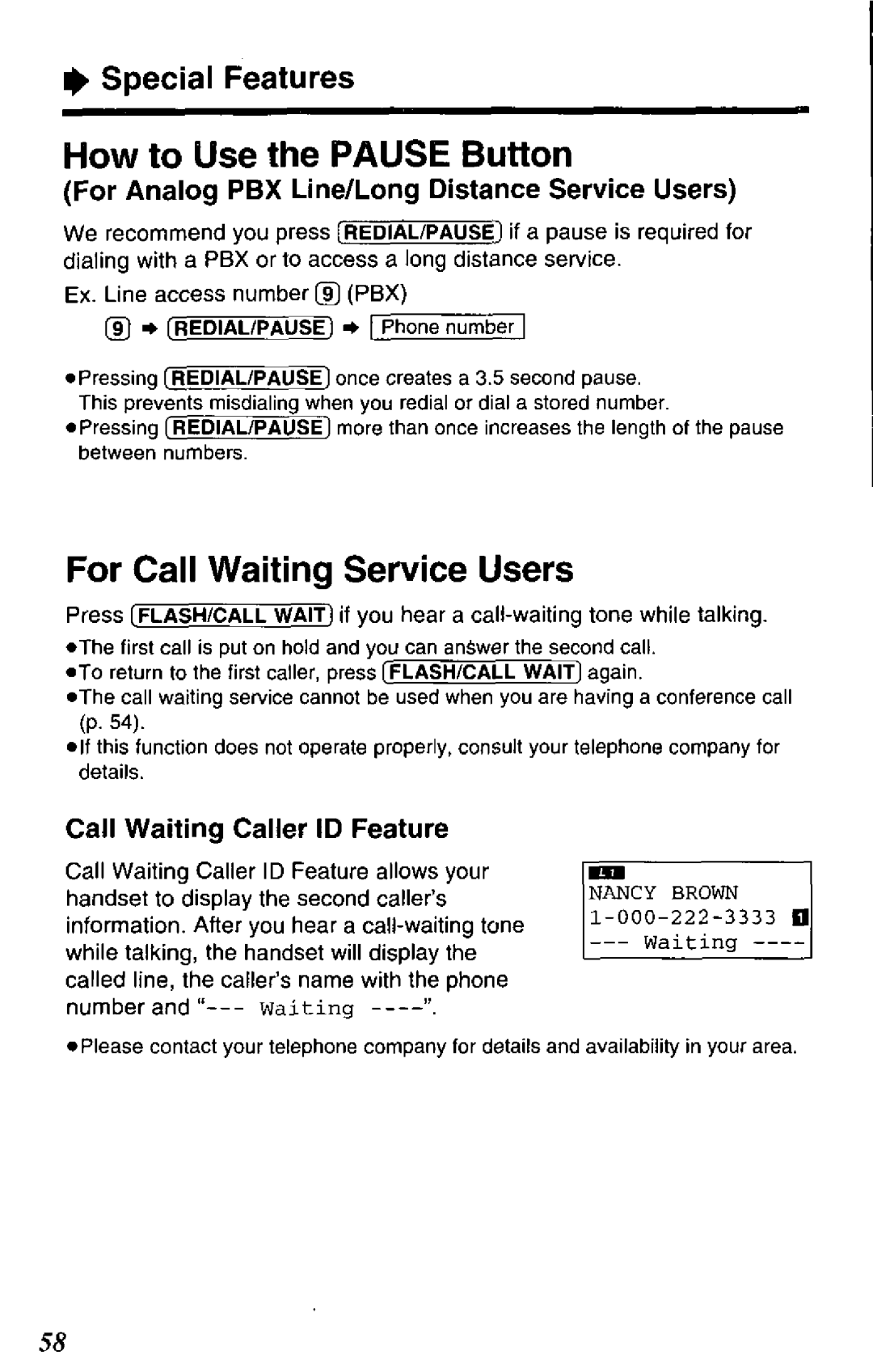 Panasonic KX-TC1881B manual 