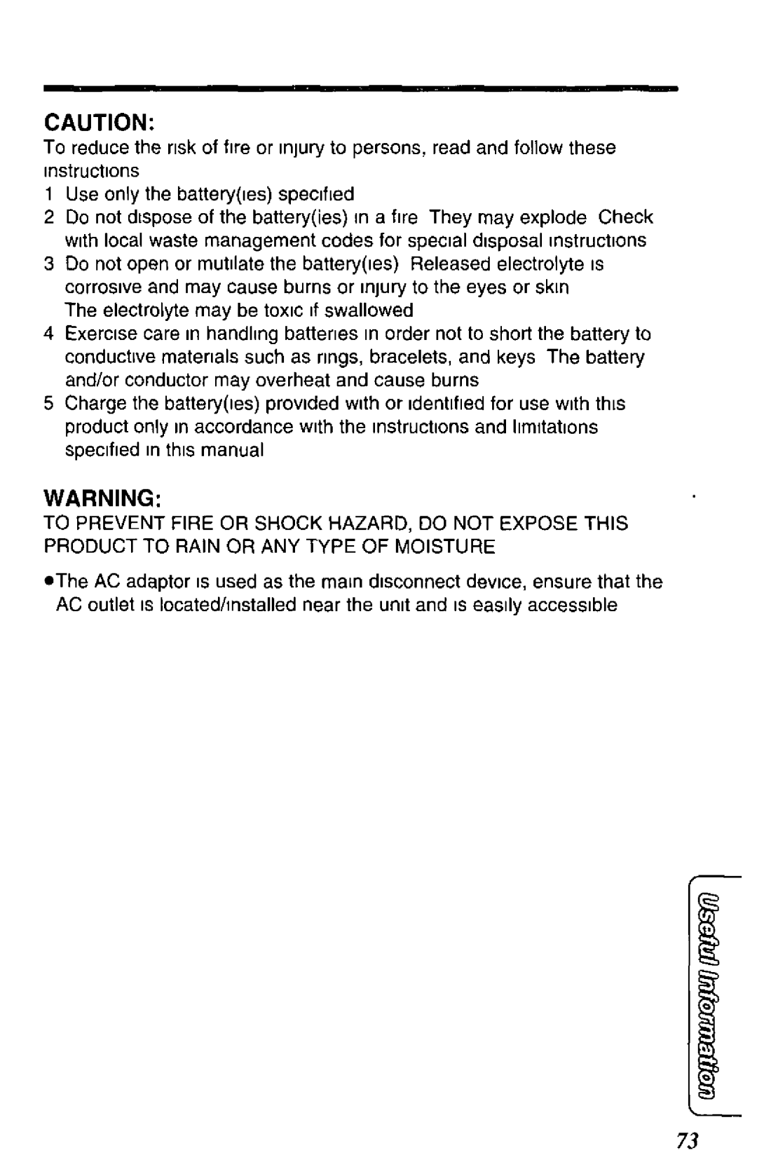 Panasonic KX-TC1881B manual 