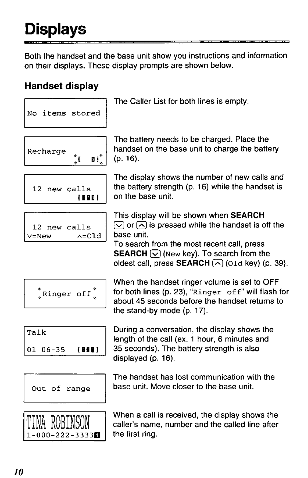 Panasonic KX-TC1890B manual 