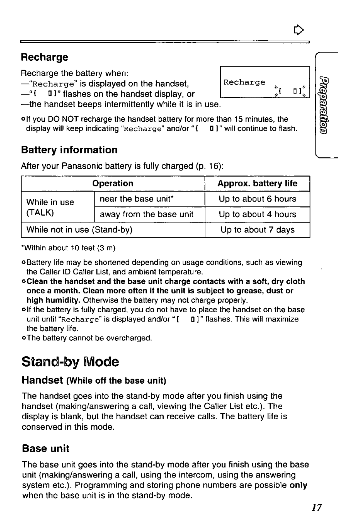 Panasonic KX-TC1890B manual 