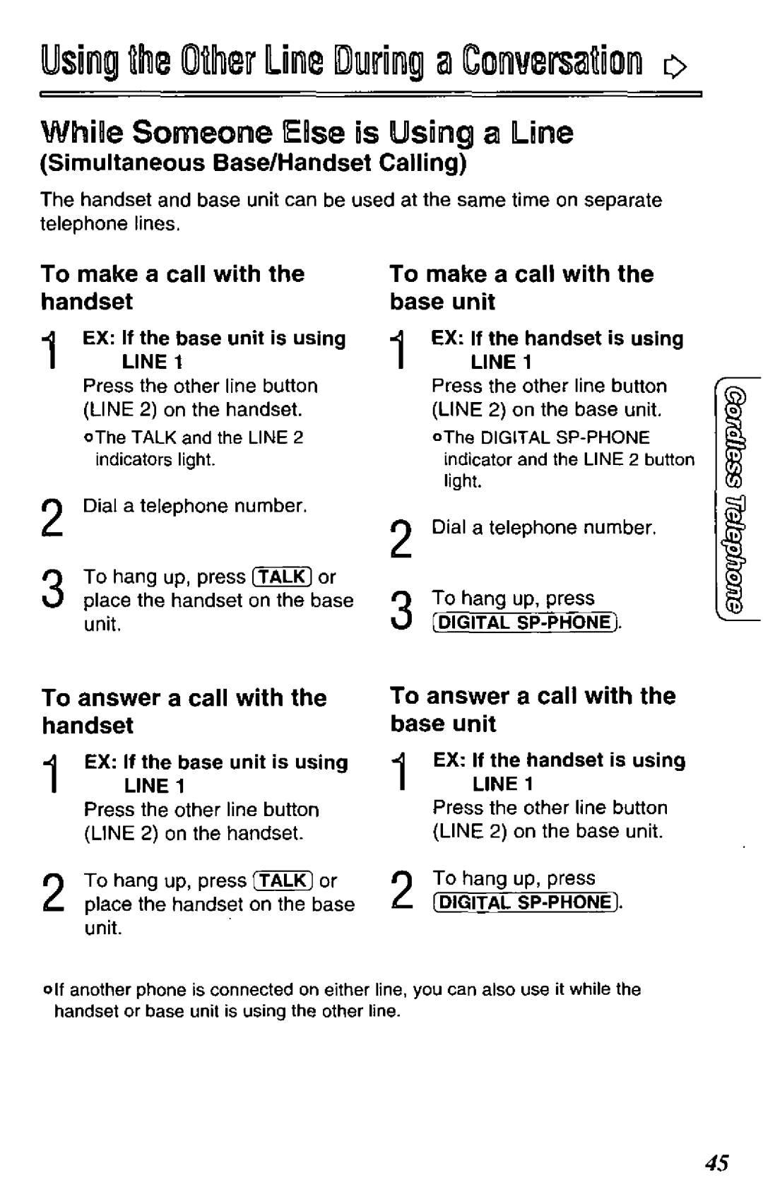 Panasonic KX-TC1890B manual 