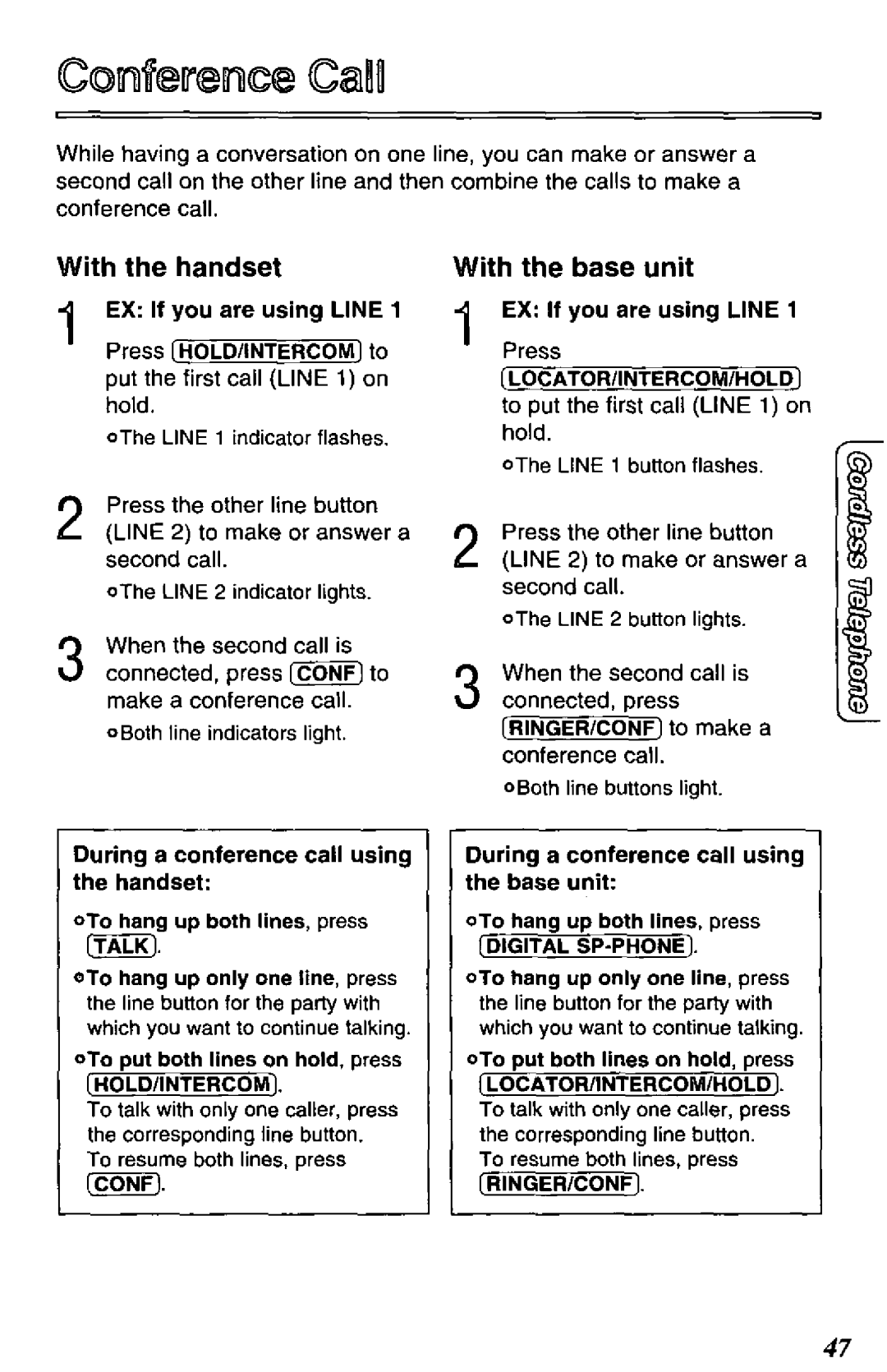 Panasonic KX-TC1890B manual 