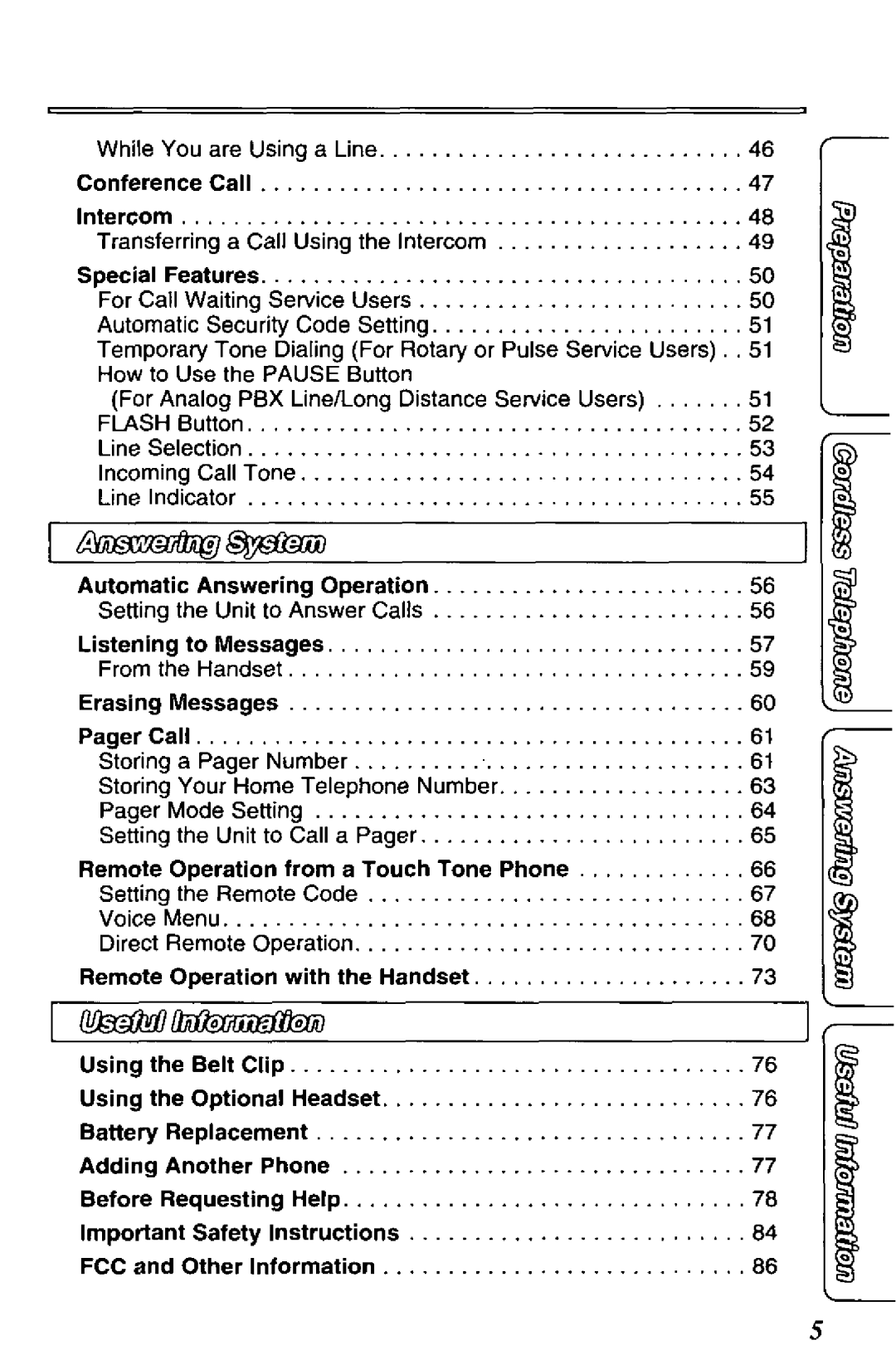 Panasonic KX-TC1890B manual 