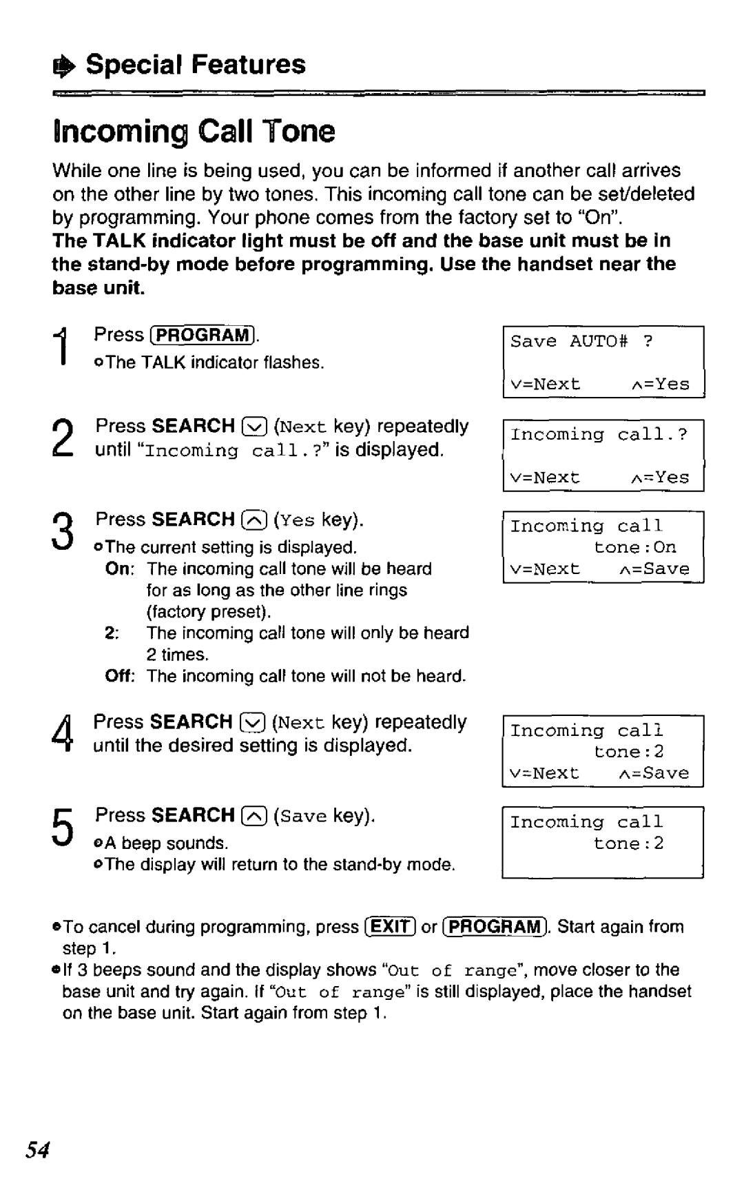 Panasonic KX-TC1890B manual 