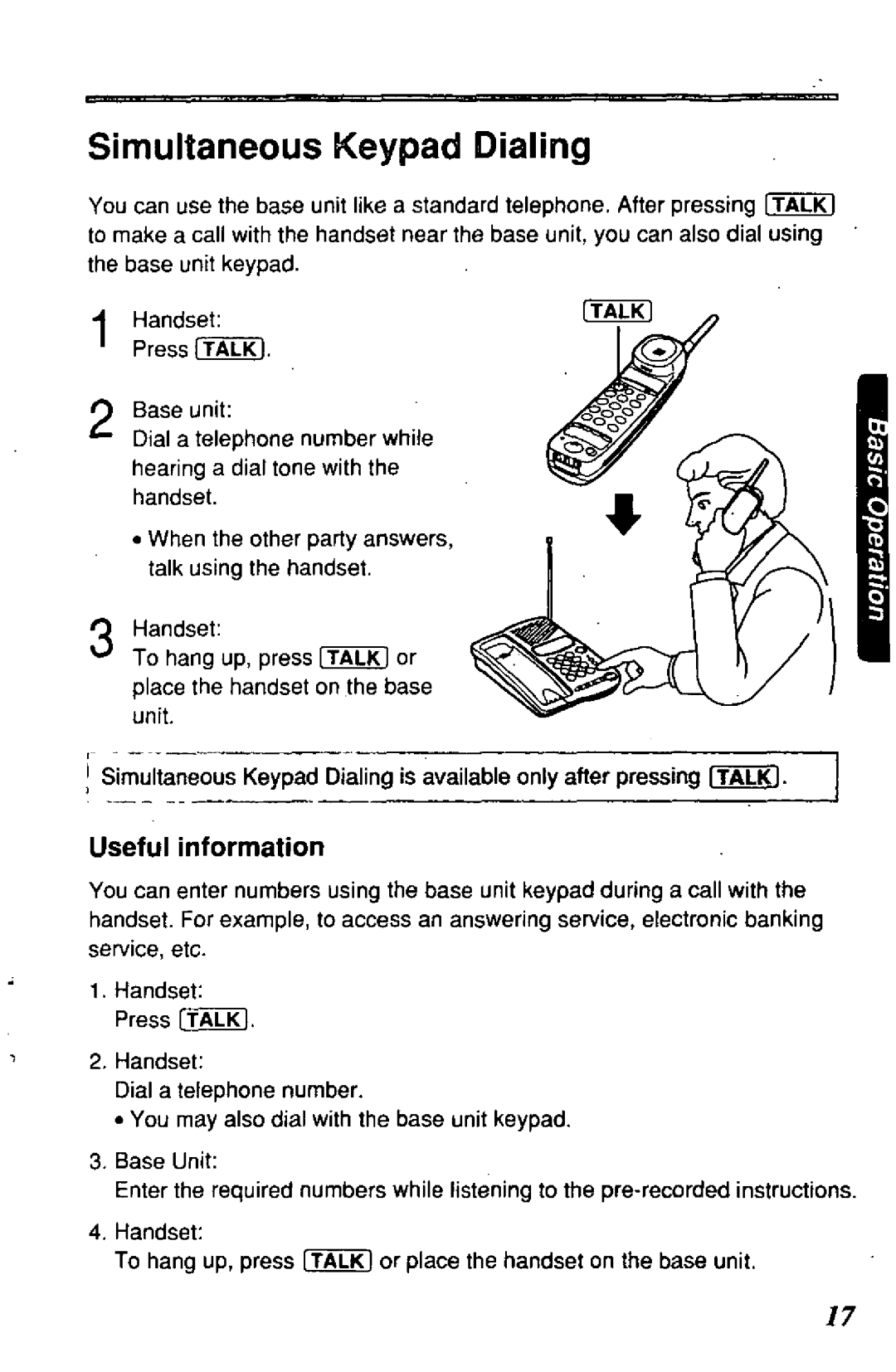 Panasonic KX-TC197-B manual 