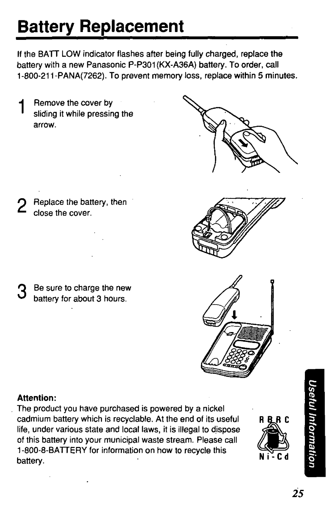 Panasonic KX-TC197-B manual 