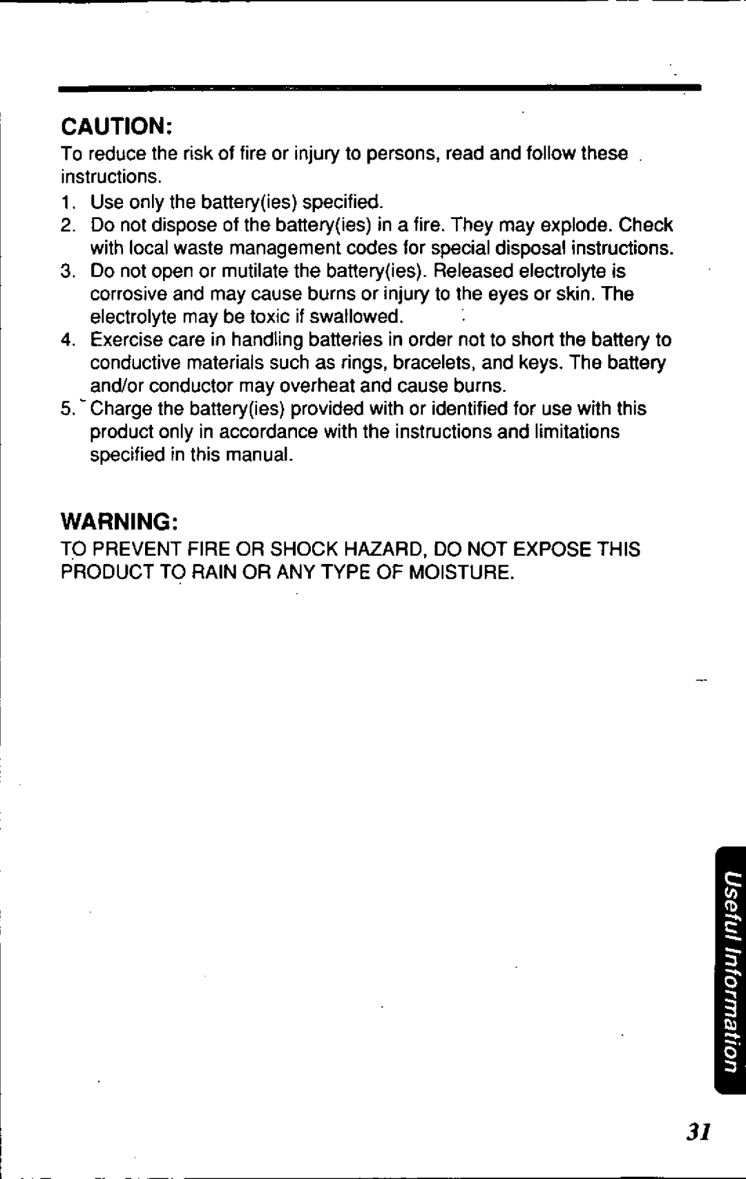 Panasonic KX-TC197-B manual 