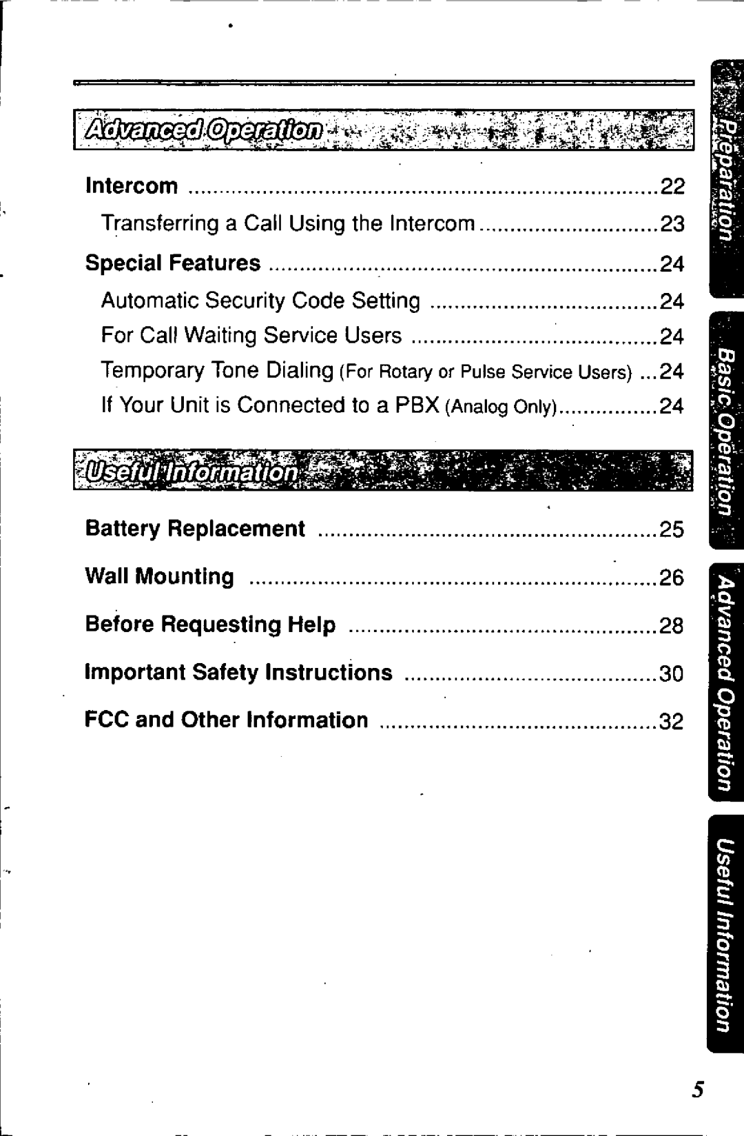 Panasonic KX-TC197-B manual 