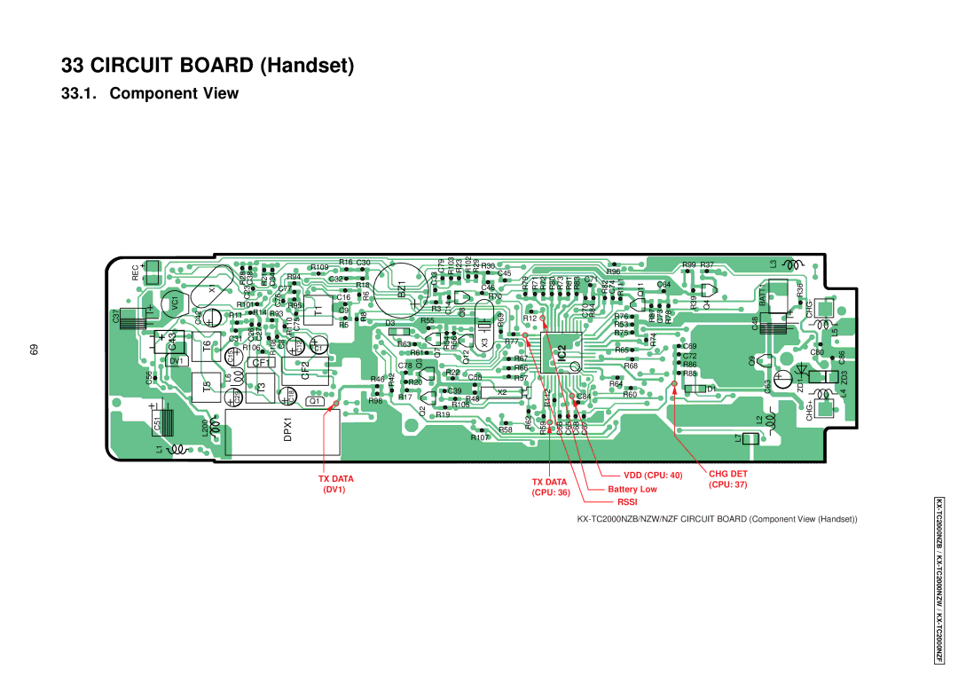 Panasonic KX-TC2000NZB, KX-TC2000NZW, KX-TC2000NZF manual IC2 