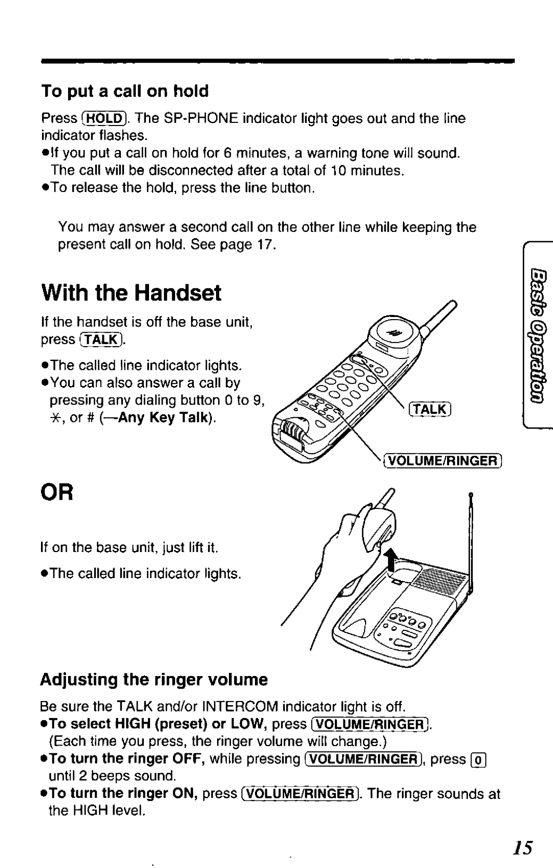 Panasonic KX-TC280-B manual 