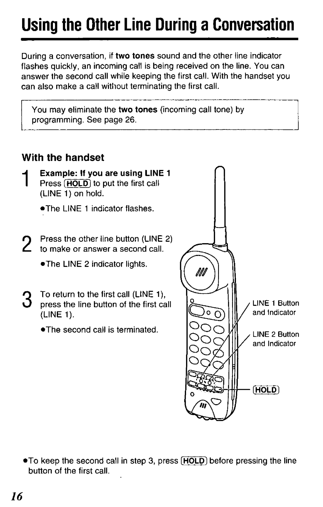 Panasonic KX-TC280-B manual 