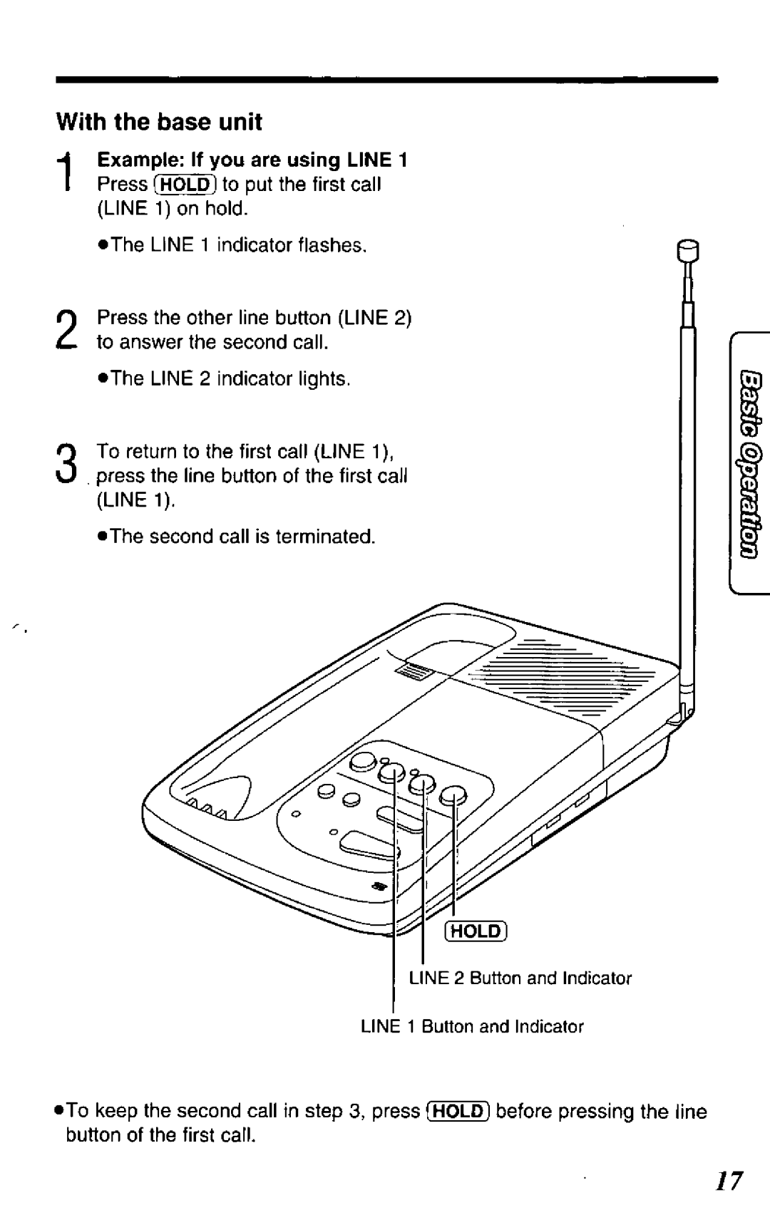 Panasonic KX-TC280-B manual 