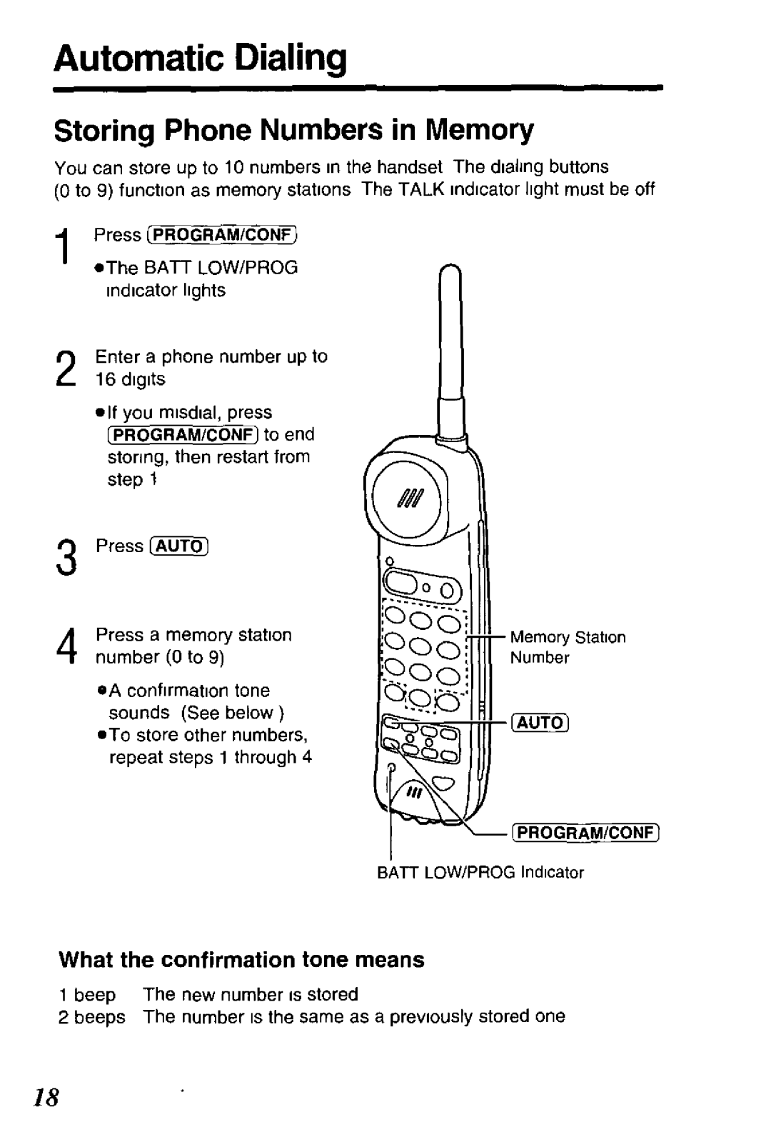 Panasonic KX-TC280-B manual 