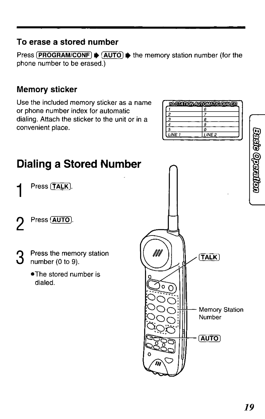 Panasonic KX-TC280-B manual 