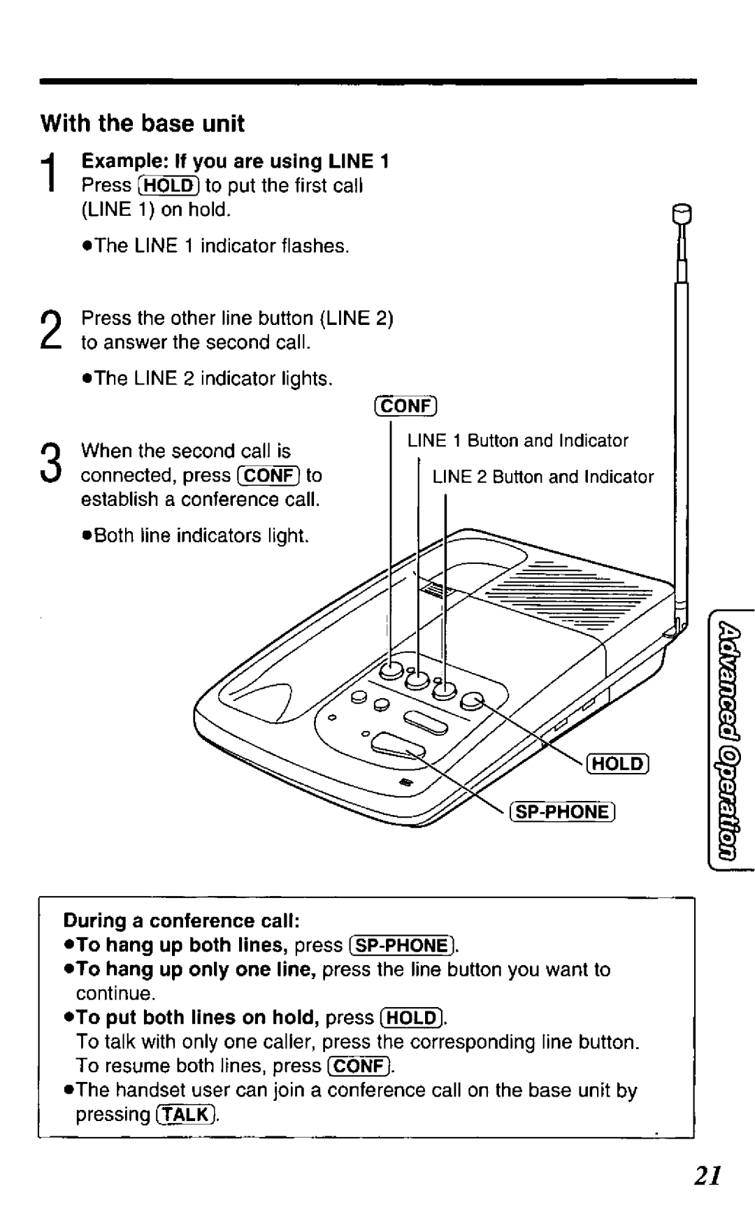 Panasonic KX-TC280-B manual 