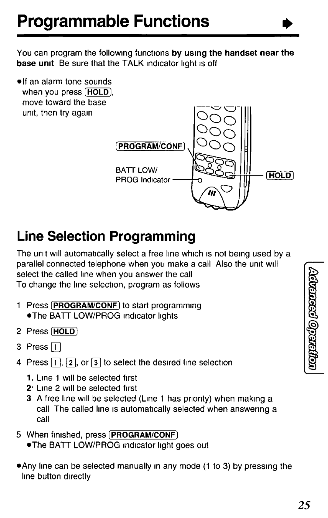 Panasonic KX-TC280-B manual 