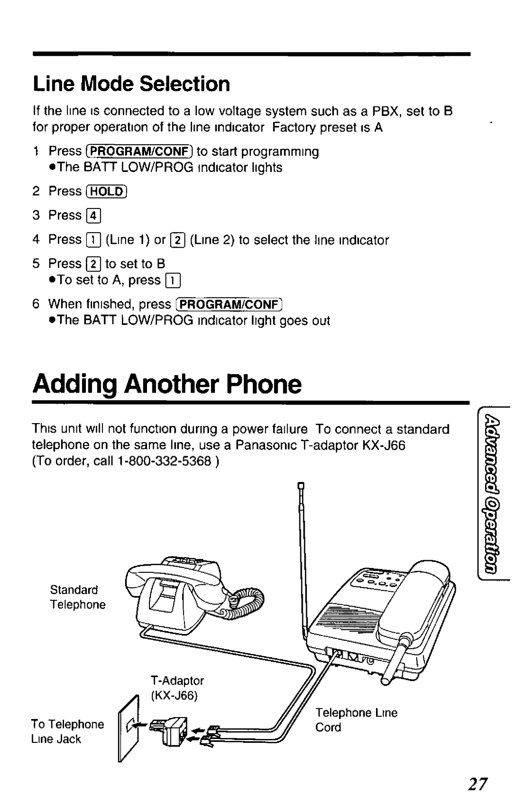 Panasonic KX-TC280-B manual 