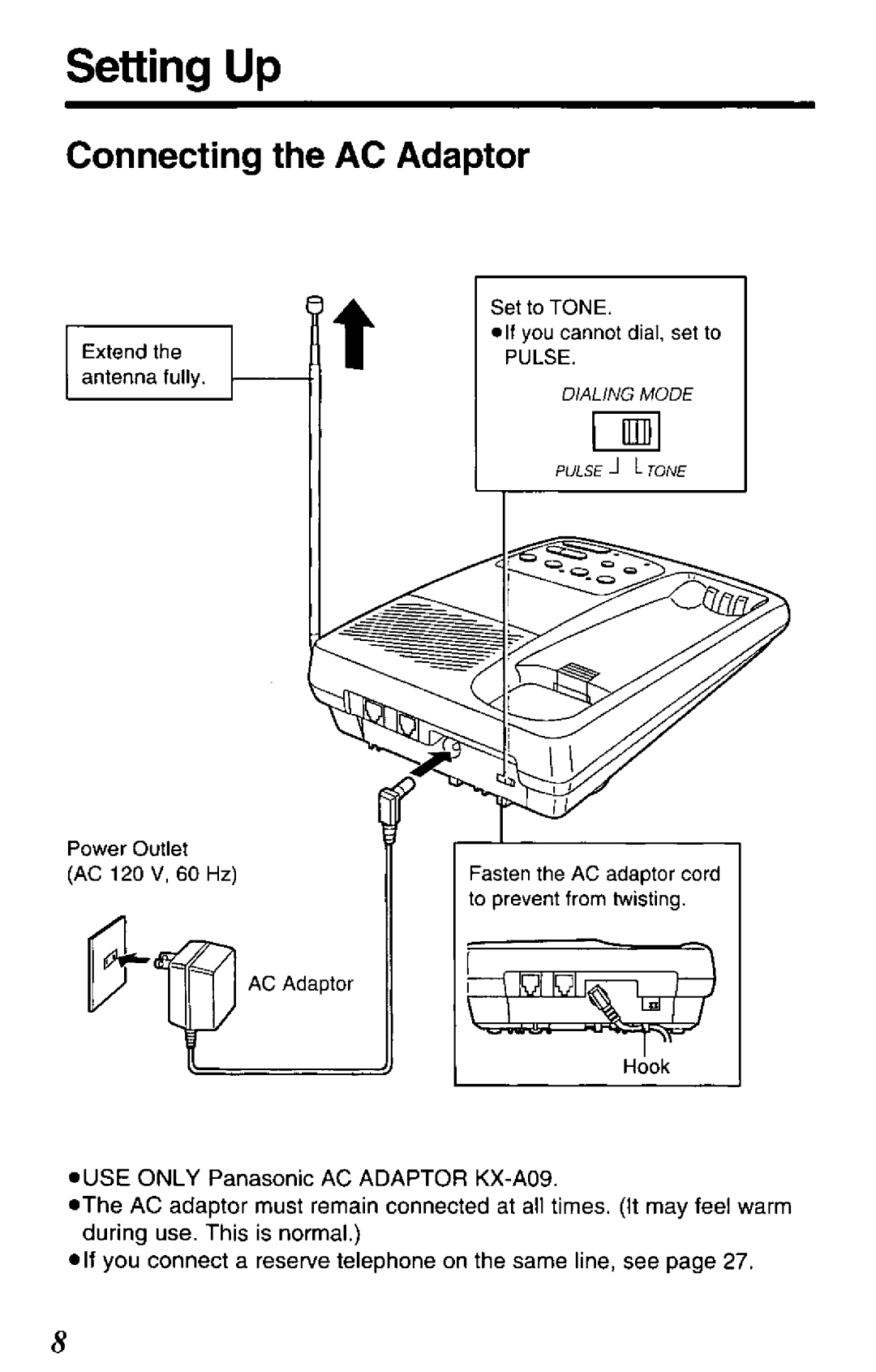 Panasonic KX-TC280-B manual 