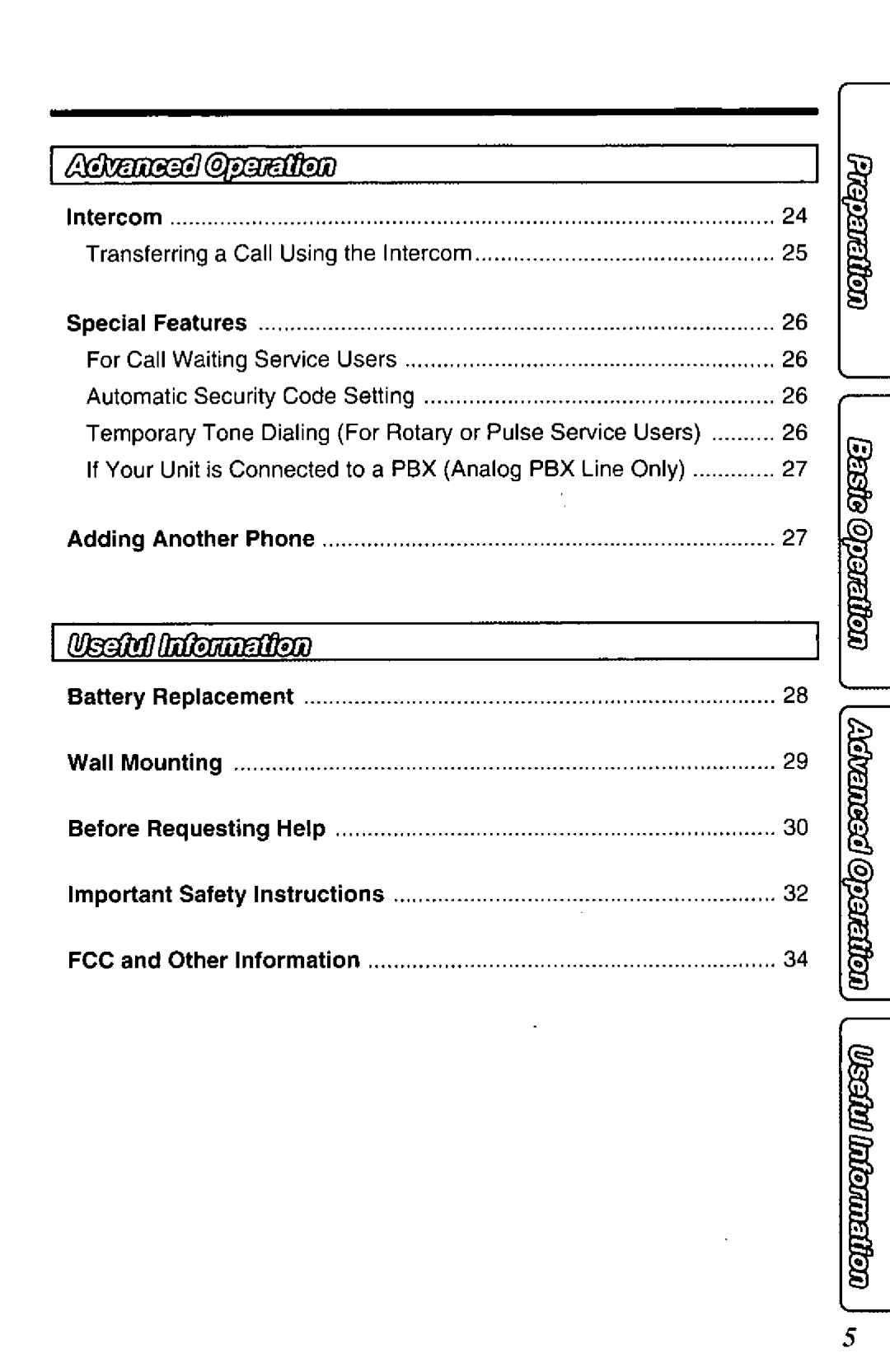 Panasonic KX-TC911-B manual 