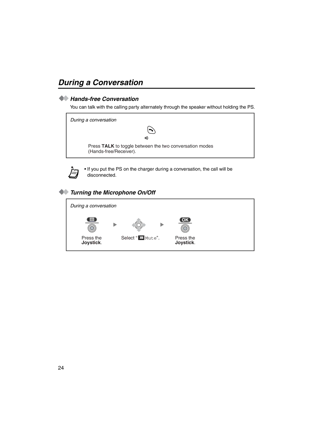 Panasonic KX-TCA255 operating instructions Hands-free Conversation, Turning the Microphone On/Off 