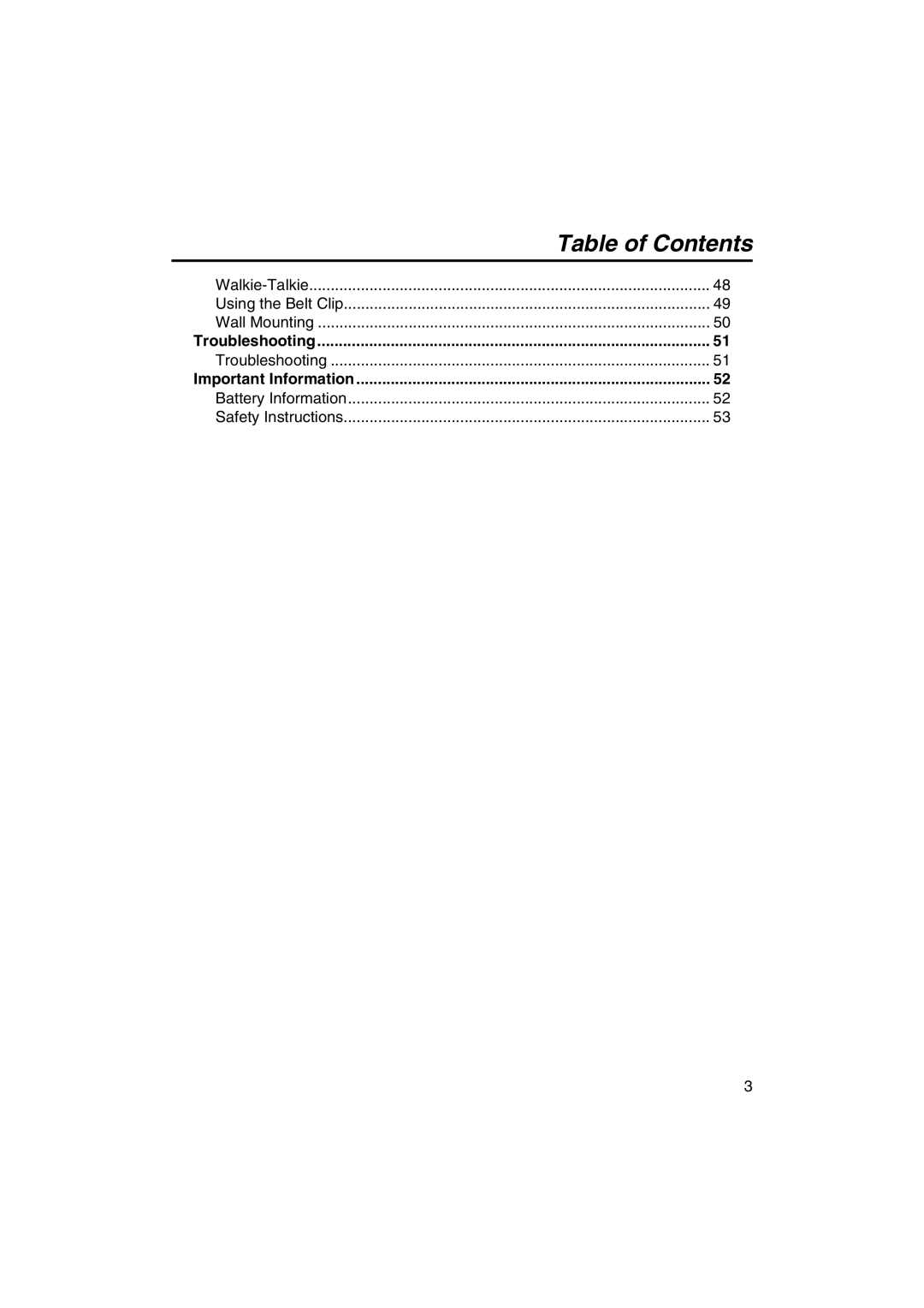 Panasonic KX-TCA255 operating instructions Troubleshooting 