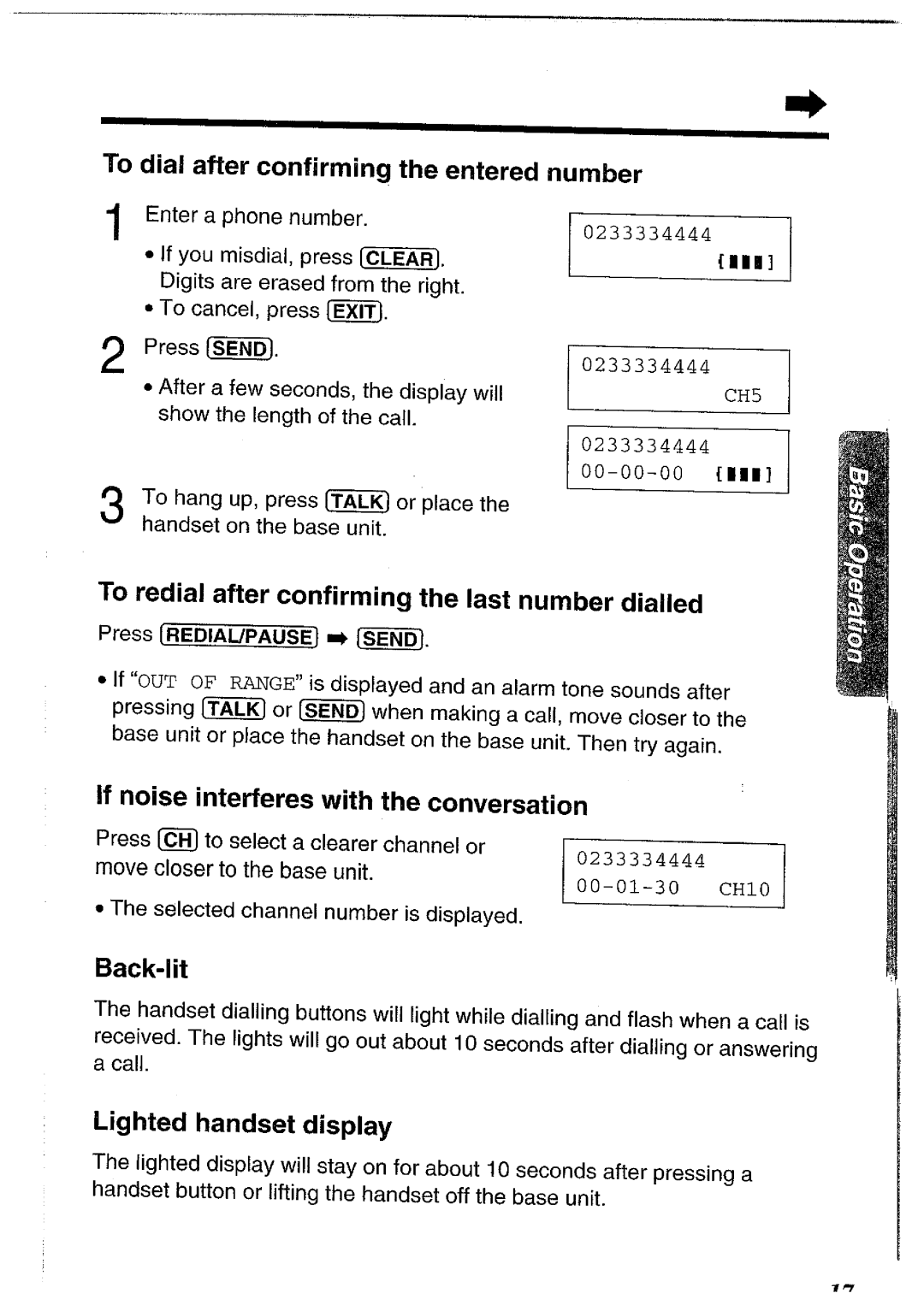 Panasonic KX-TCC116ALW manual 