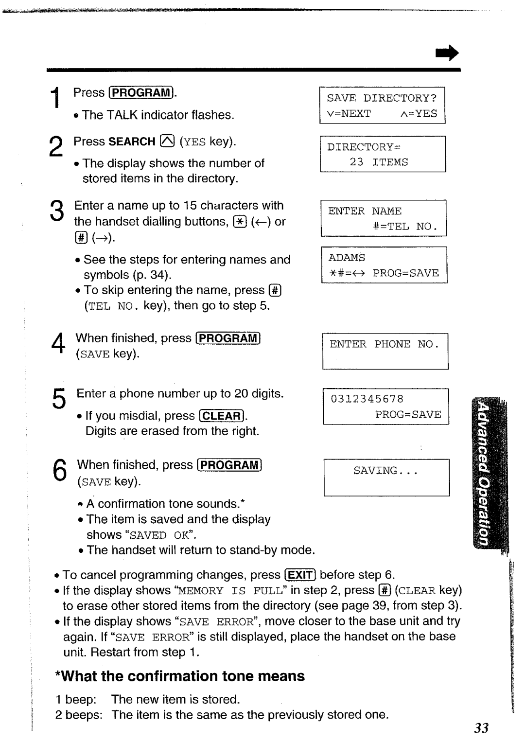 Panasonic KX-TCC116ALW manual 