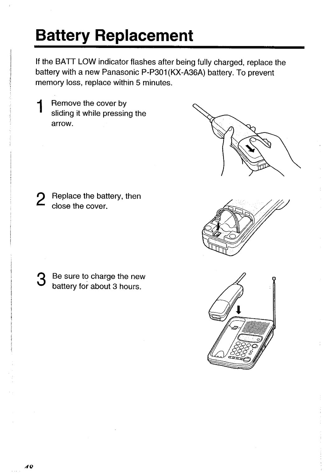 Panasonic KX-TCC116ALW manual 