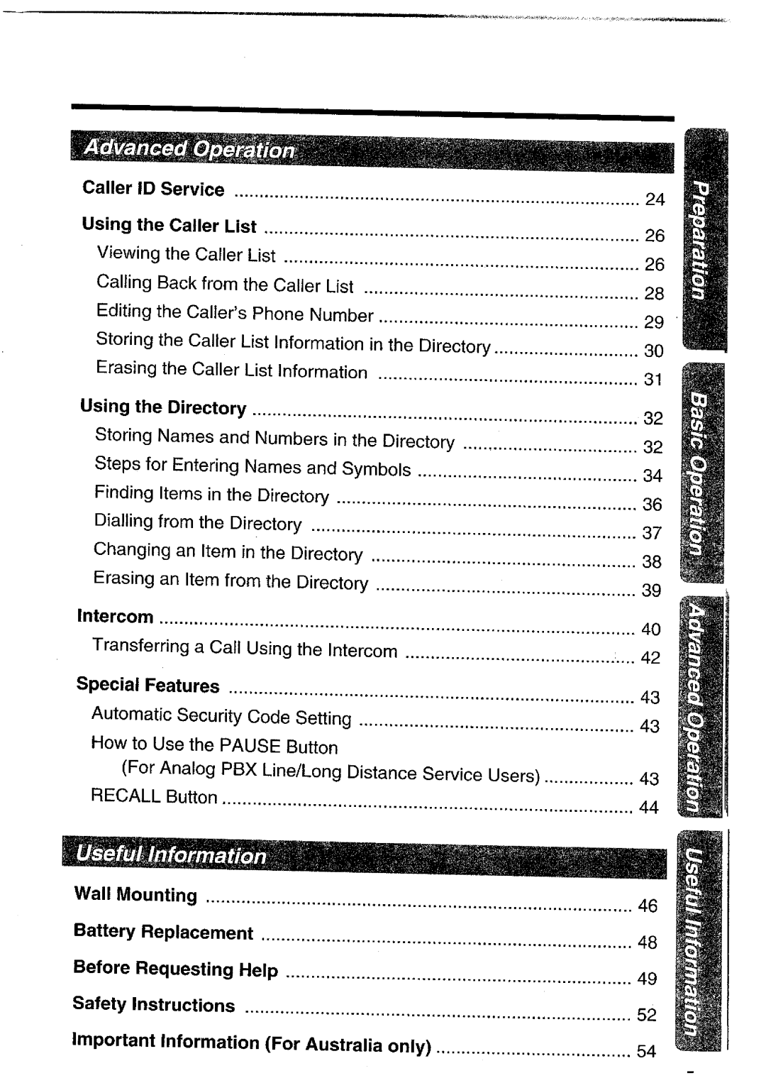 Panasonic KX-TCC116ALW manual 