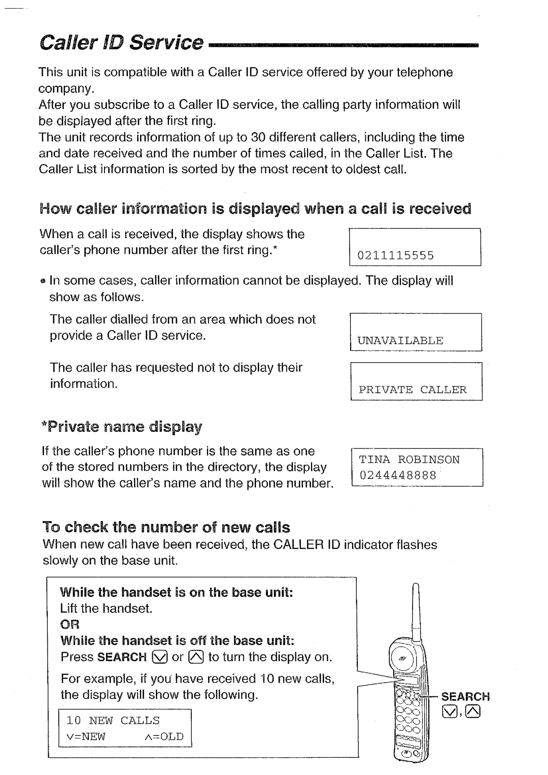 Panasonic KX-TCC116ALW manual 