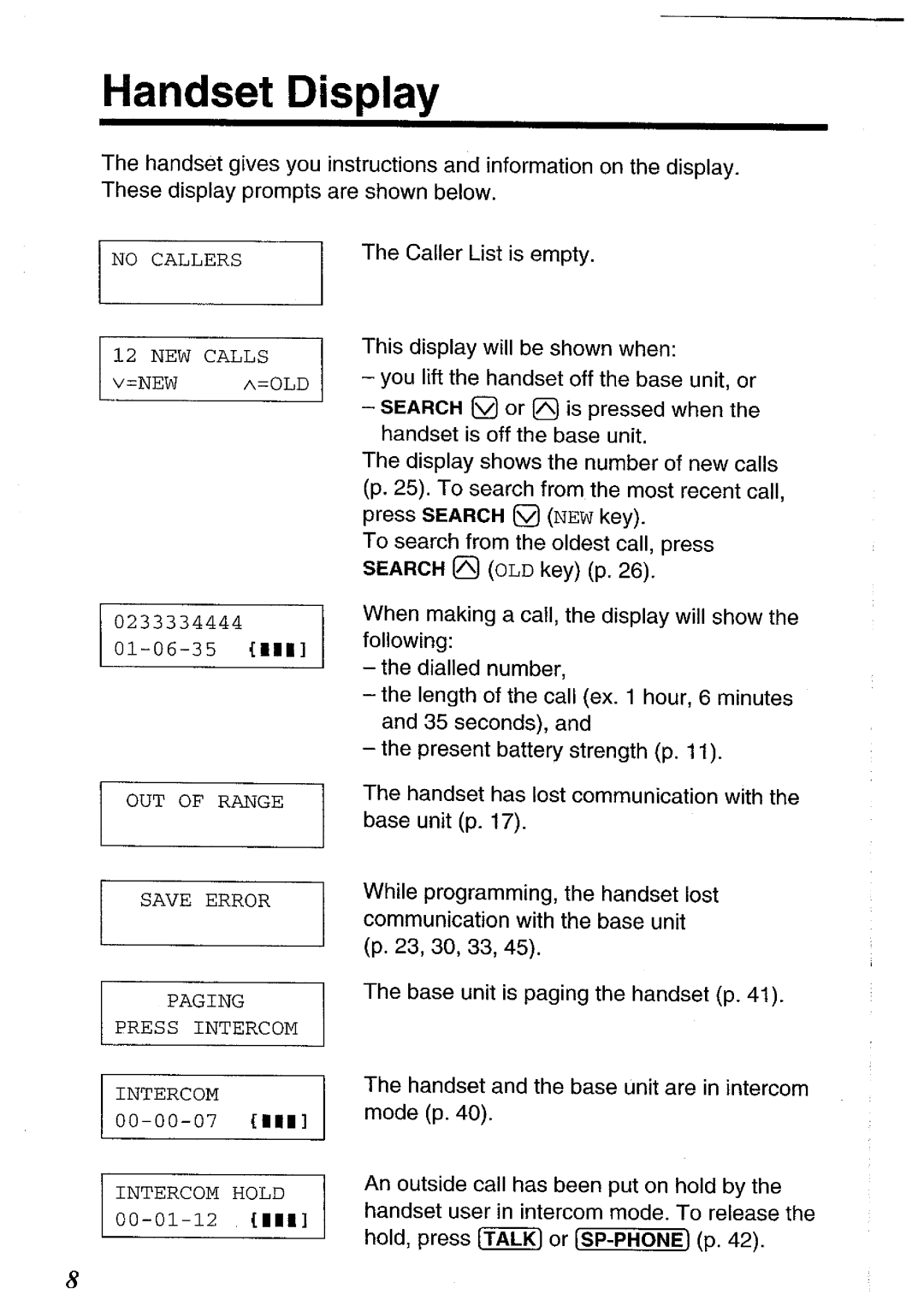 Panasonic KX-TCC116ALW manual 