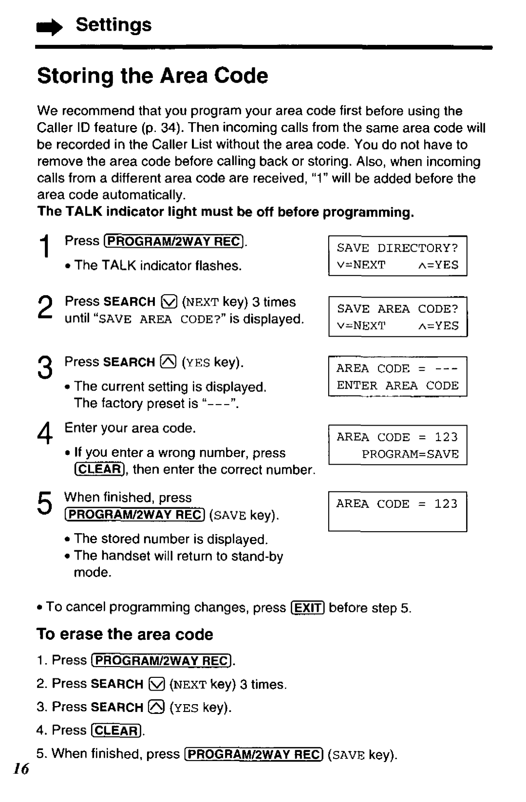 Panasonic KX-TCC425-B manual 