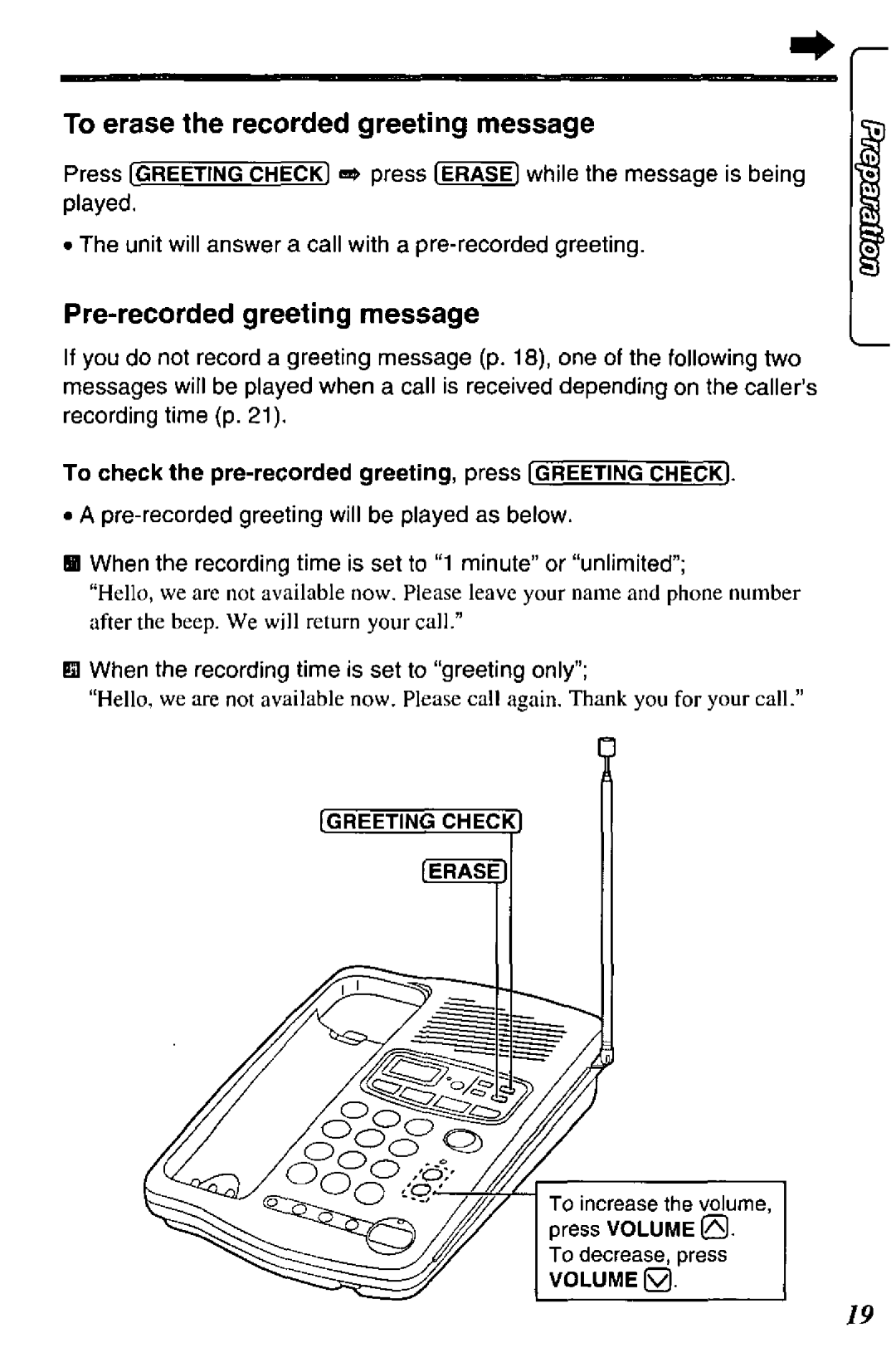 Panasonic KX-TCC425-B manual 