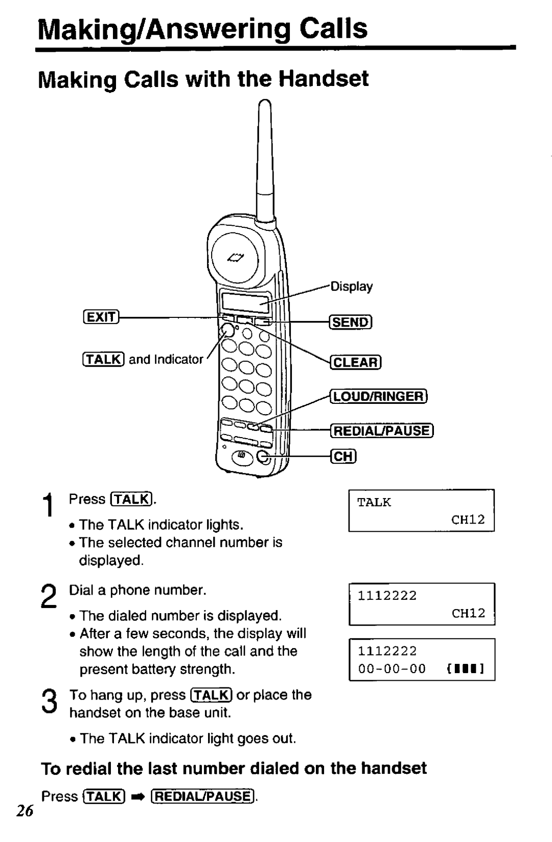 Panasonic KX-TCC425-B manual 