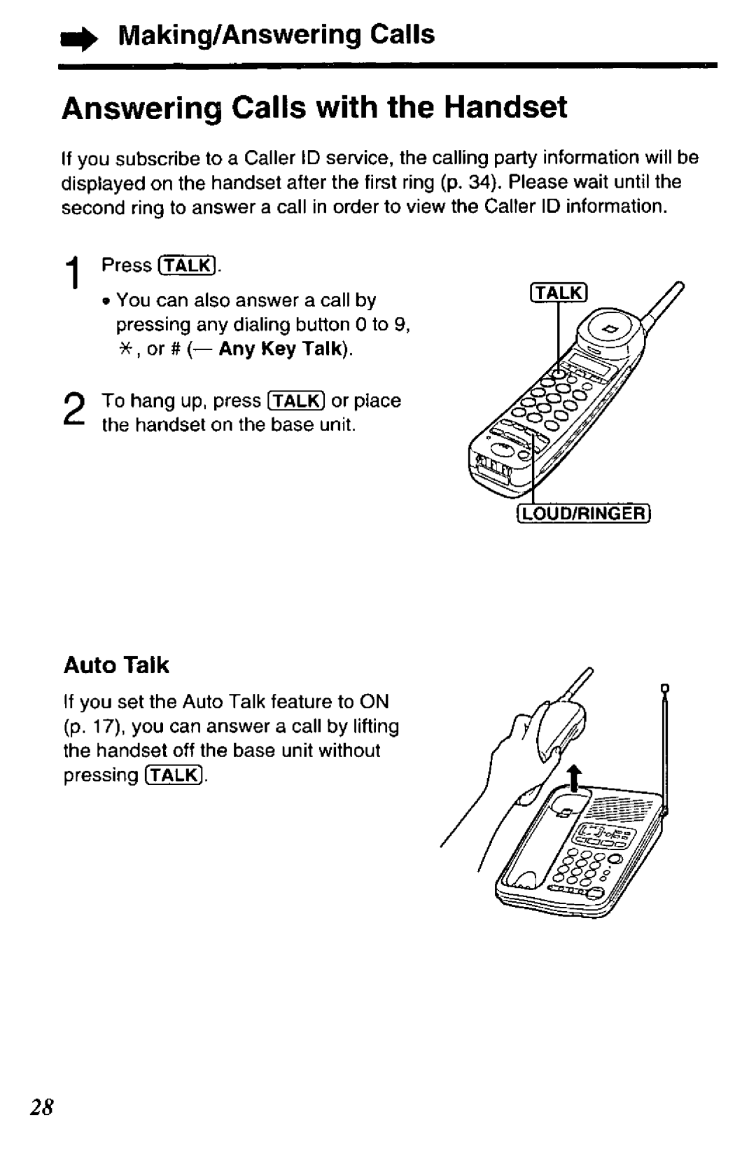 Panasonic KX-TCC425-B manual 