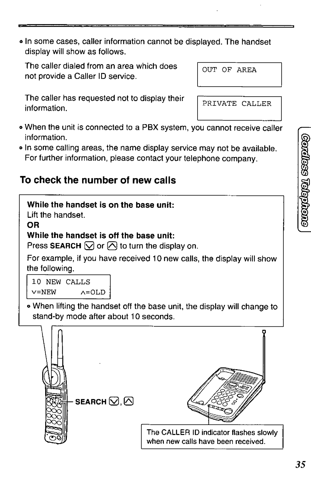 Panasonic KX-TCC425-B manual 