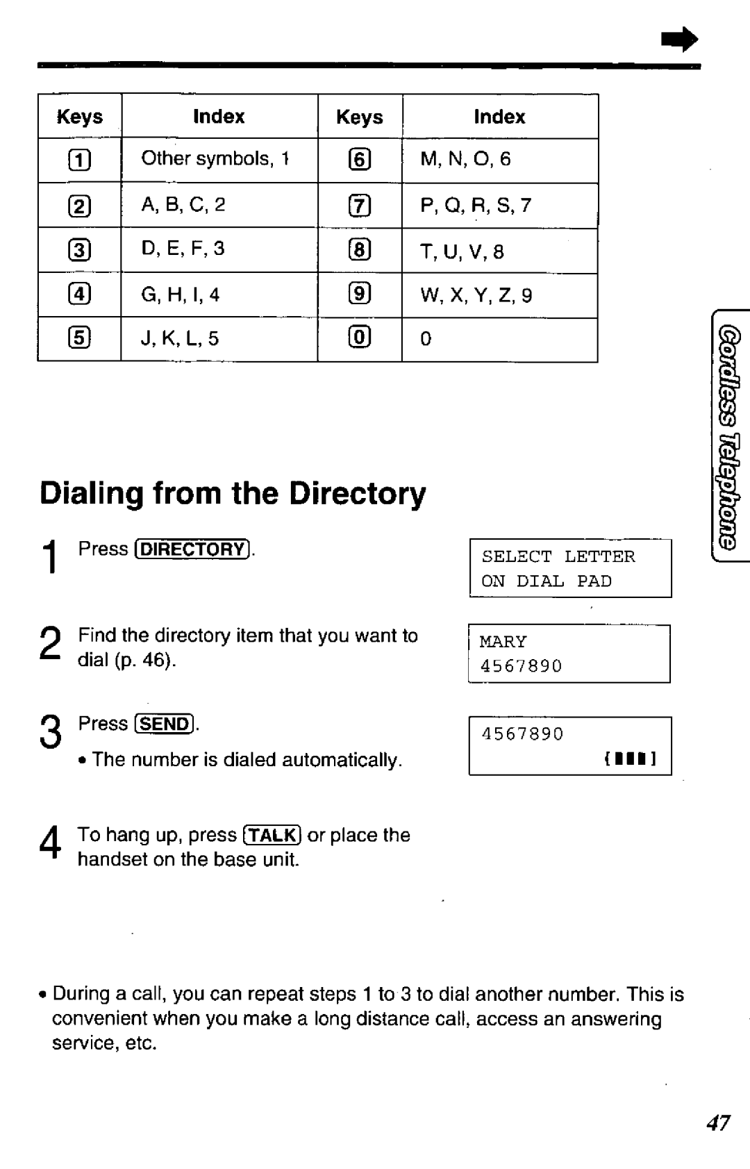 Panasonic KX-TCC425-B manual 