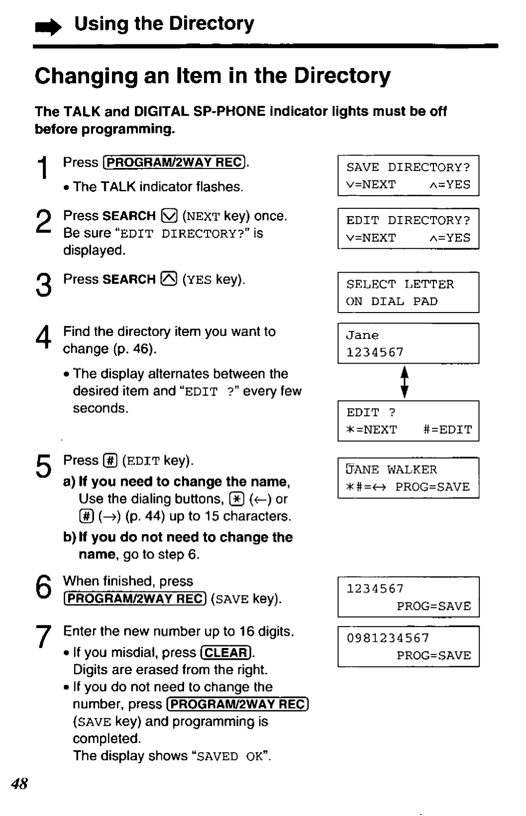 Panasonic KX-TCC425-B manual 