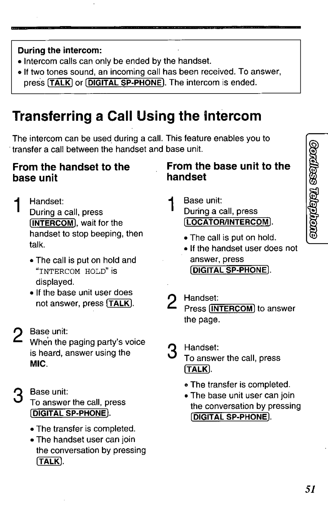 Panasonic KX-TCC425-B manual 