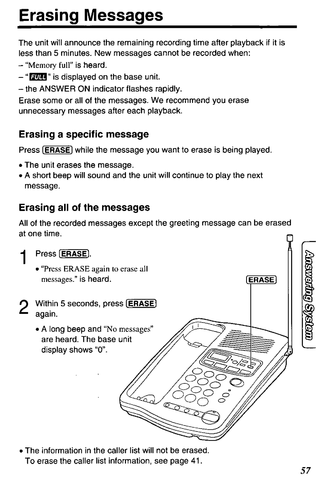 Panasonic KX-TCC425-B manual 