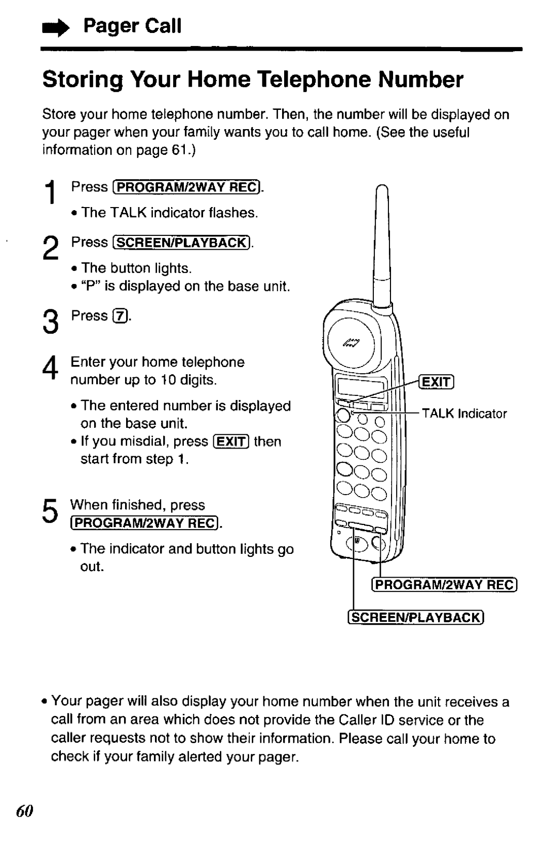 Panasonic KX-TCC425-B manual 