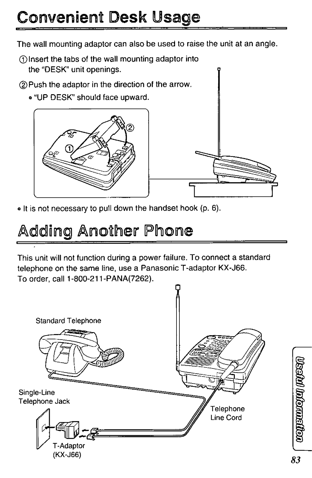 Panasonic KX-TCC425-B manual 